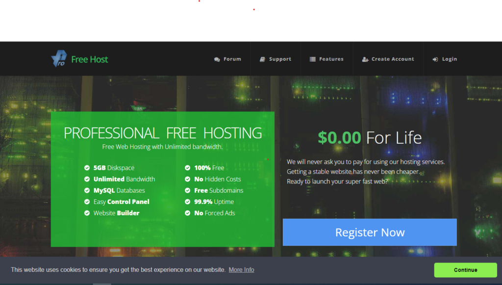 How To Sing Up For Profreehost account