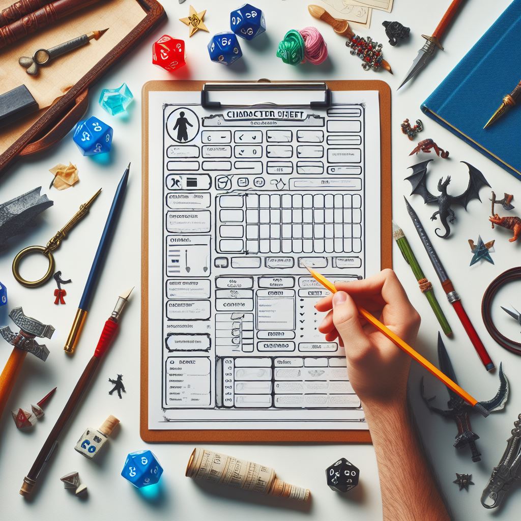 Craft a Compelling Character Sheet for RPGs (RPGs)