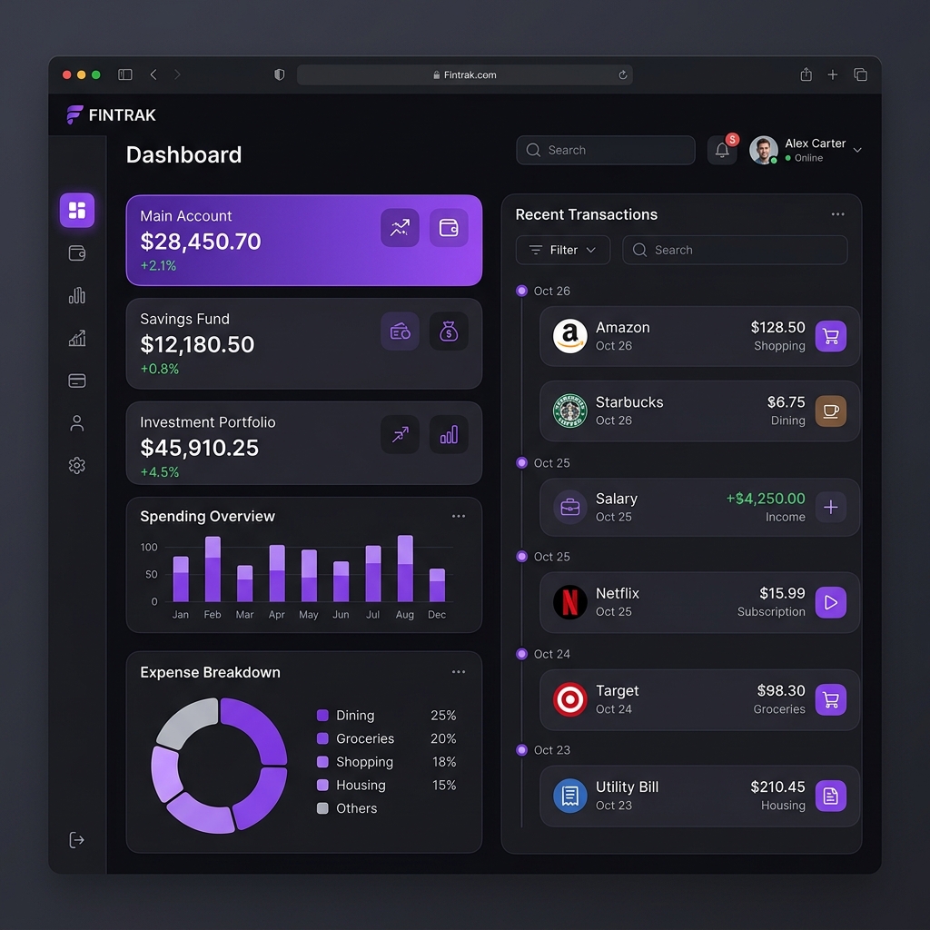 FinTech Dashboard